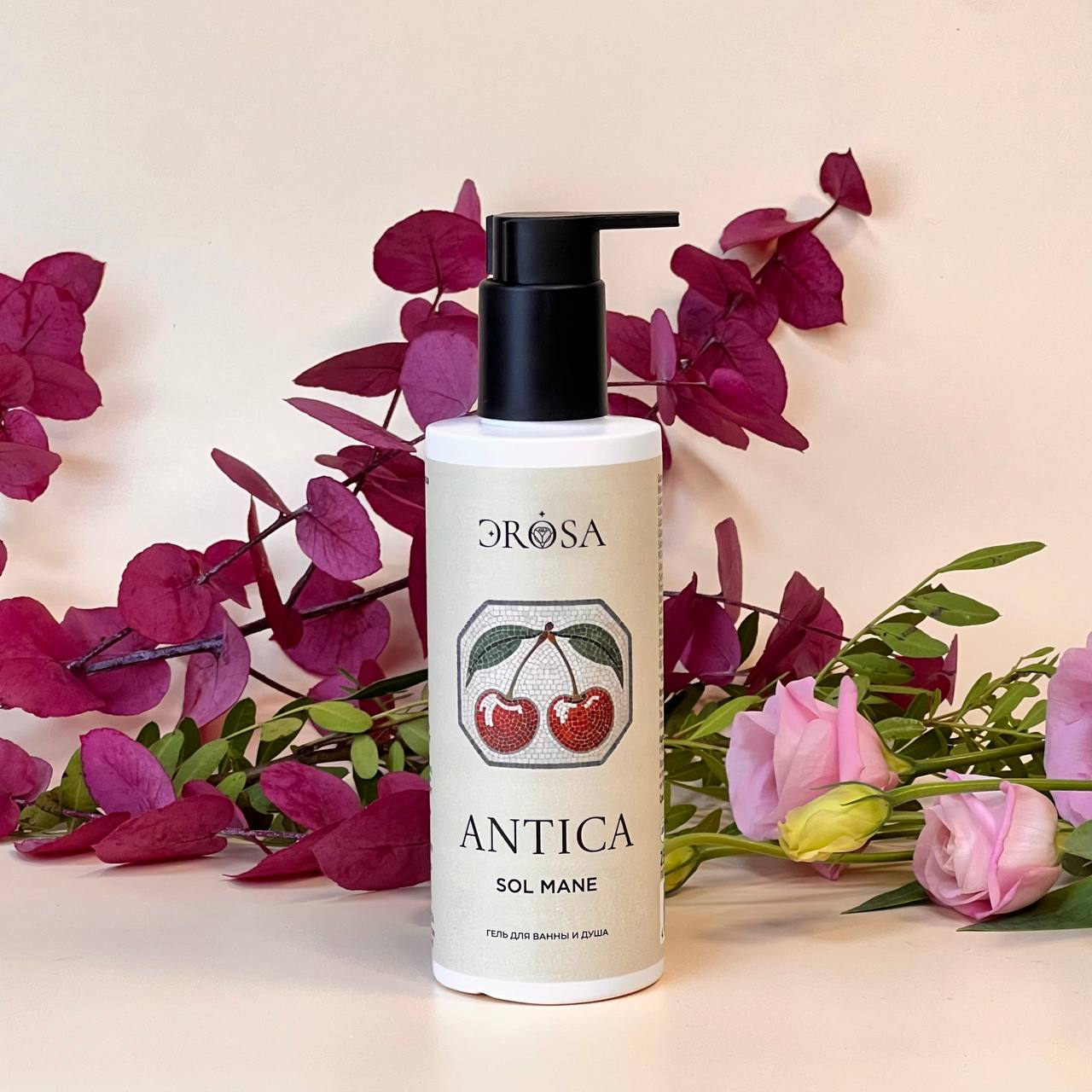 Увлажняющий крем-гель для душа Sol Mane, серия Бальнеотерапия Antica, ЭROSA, 250 мл