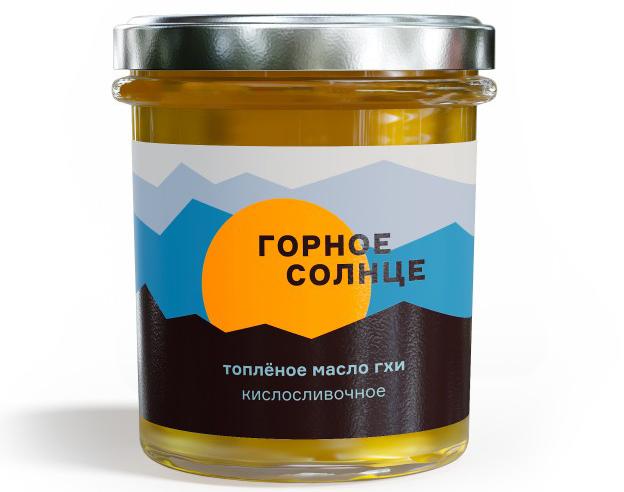 Масло гхи кислосливочное "Горное солнце", 275 мл