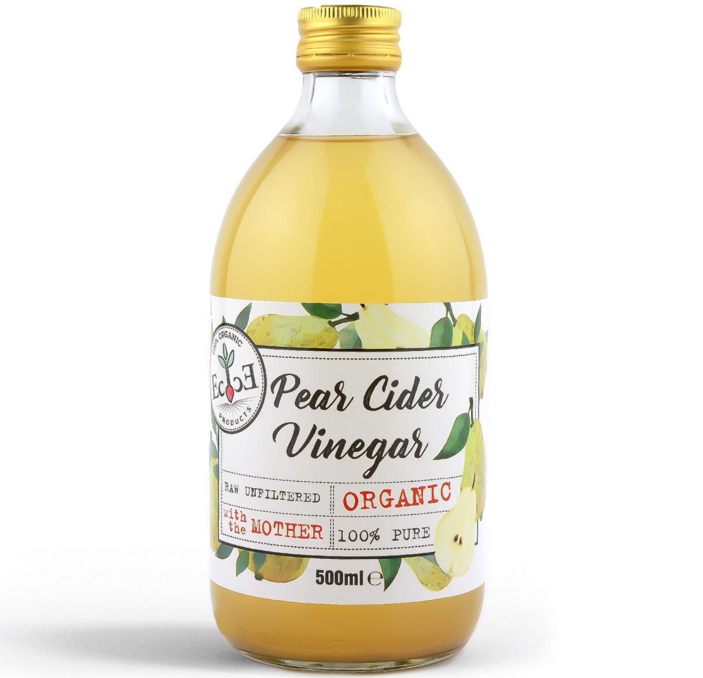 Грушевый органический нефильтрованный уксус из сидра, Ecoce, 500 мл