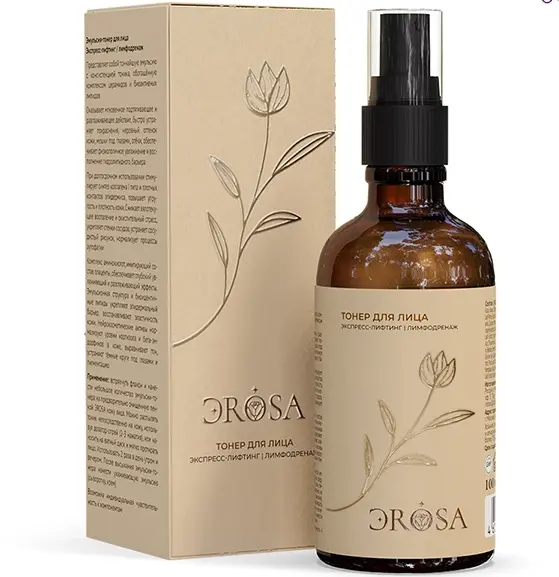 Эмульсия-тонер для лица Экспресс-лифтинг и лимфодренаж ЭROSA, 100 мл
