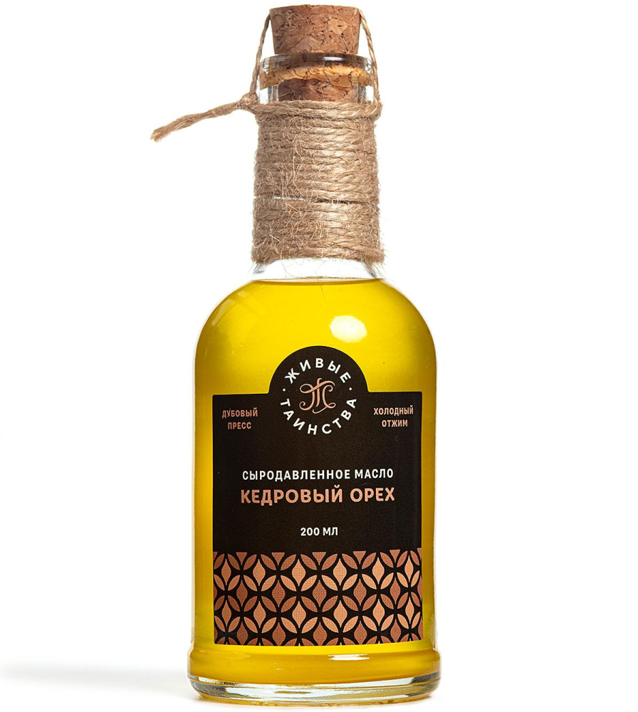 Сыродавленное масло Кедровый орех, 200 мл
