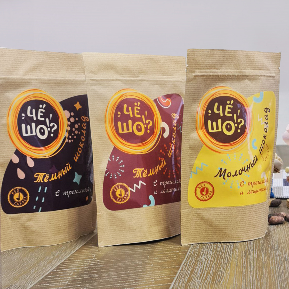 Шоколад ЧЁ ШО тёмный, с трегалозой, 100 г