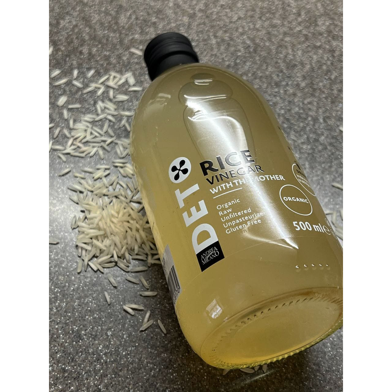 Рисовый органический нефильтрованный уксус, 500 мл