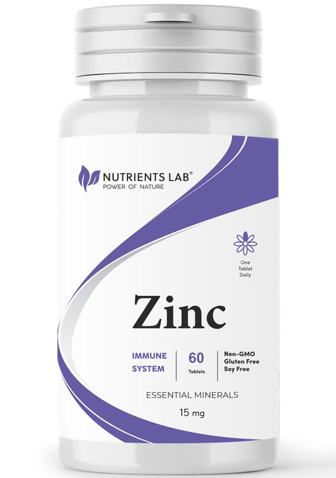 Цинк, 15 мг, 60 таблеток