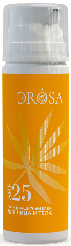 Солнцезащитный крем SPF25 для лица и тела, ЭROSA, 150 мл