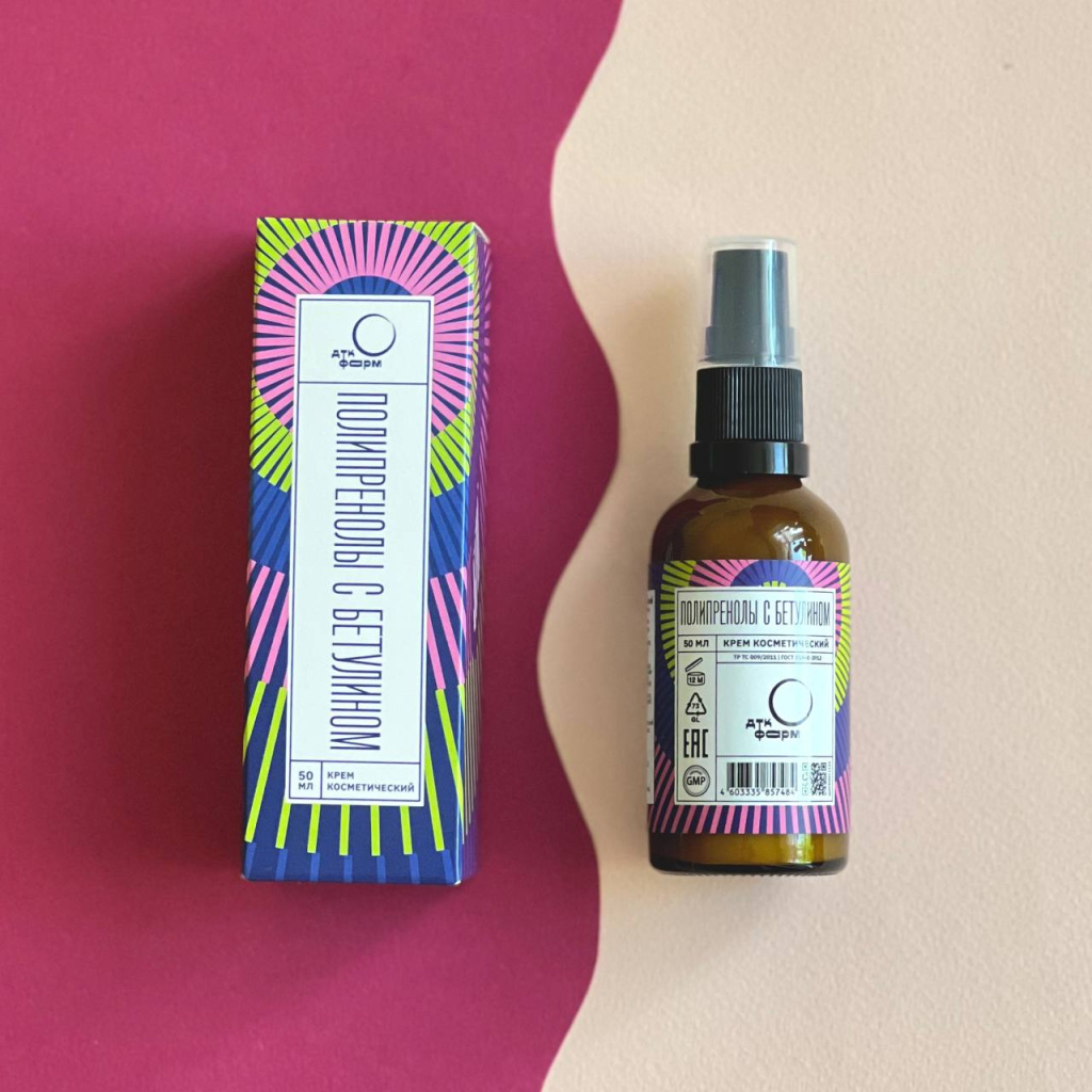 Крем косметический Полипренолы с бетулином, 50 мл