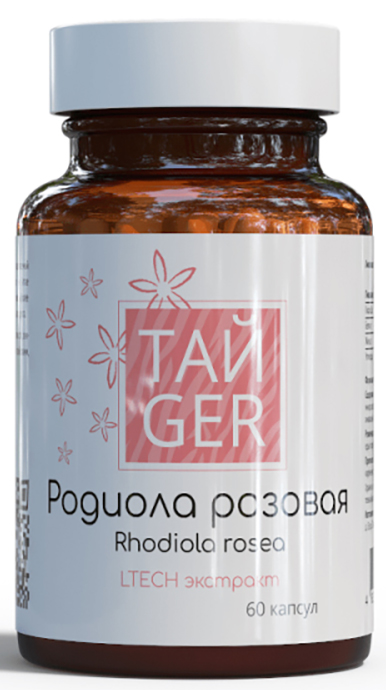 Экстракт родиолы ТАЙGER, 60 капсул
