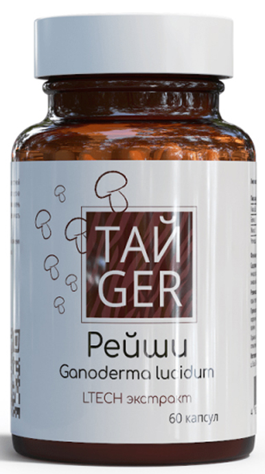 Экстракт рейши ТАЙGER, 60 капсул