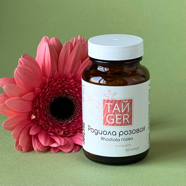 Экстракт родиолы ТАЙGER, 60 капсул