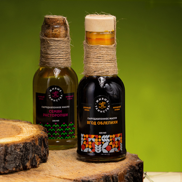 Сыродавленное масло ягод облепихи, 100 мл