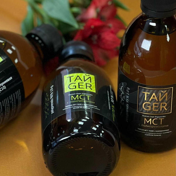 Масло МСТ ТАЙGER с полипренолами 90 %, 250 мл / 1 г