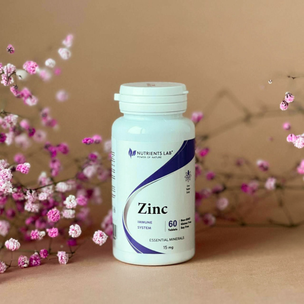 Цинк, 15 мг, 60 таблеток