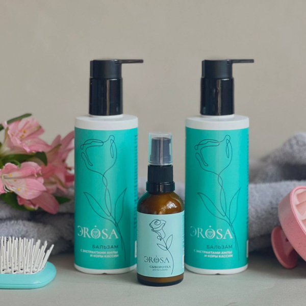 Сыворотка для роста волос с трипептидом меди и растительными экстрактами, ЭROSA, 50 мл
