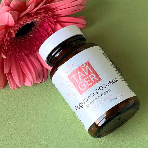 Экстракт родиолы ТАЙGER, 60 капсул