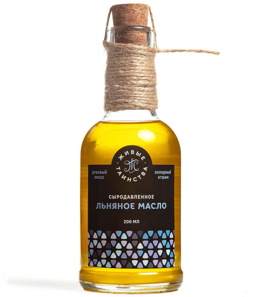 Сыродавленное масло Льняное , 200 мл