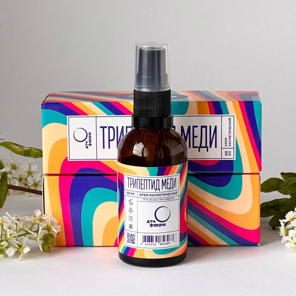 Крем косметический Трипептид меди, 50 мл