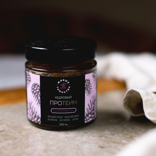 Высокобелковая паста «Кедровый протеин», 200 г