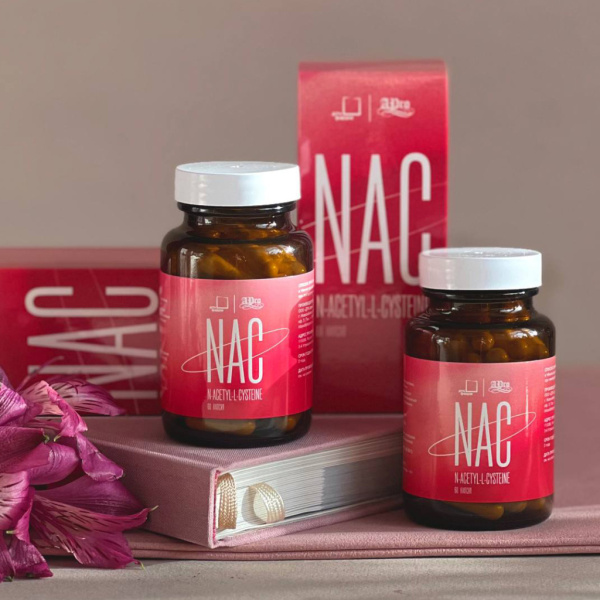 Средство для поддержки детокса печени, других органов и разрушения биоплёнок патогенной микробиоты NAC, 60 капсул